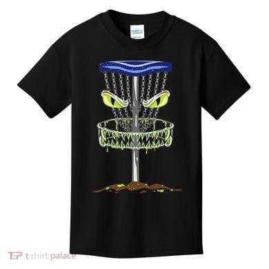 Disc Golf Men Disc Golf Monster Kids T-Shirt