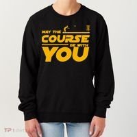 Disc Golf May The Course Be With You Frisbee Golf Gift Women's Sweatshirt thumb 0
