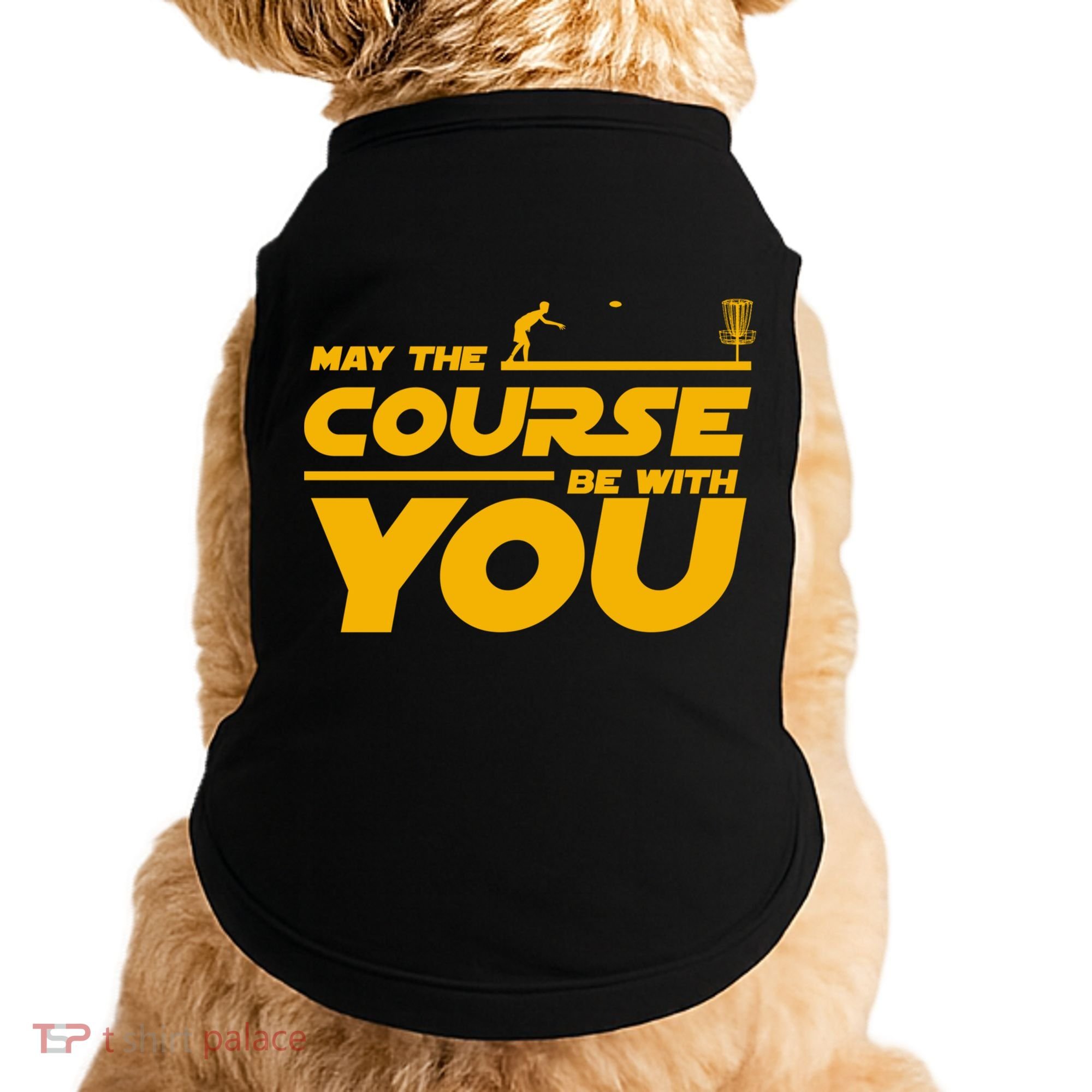 Disc Golf May The Course Be With You Frisbee Golf Gift Doggie Tank