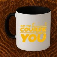Disc Golf May The Course Be With You Frisbee Golf Gift Coffee Mug thumb 2