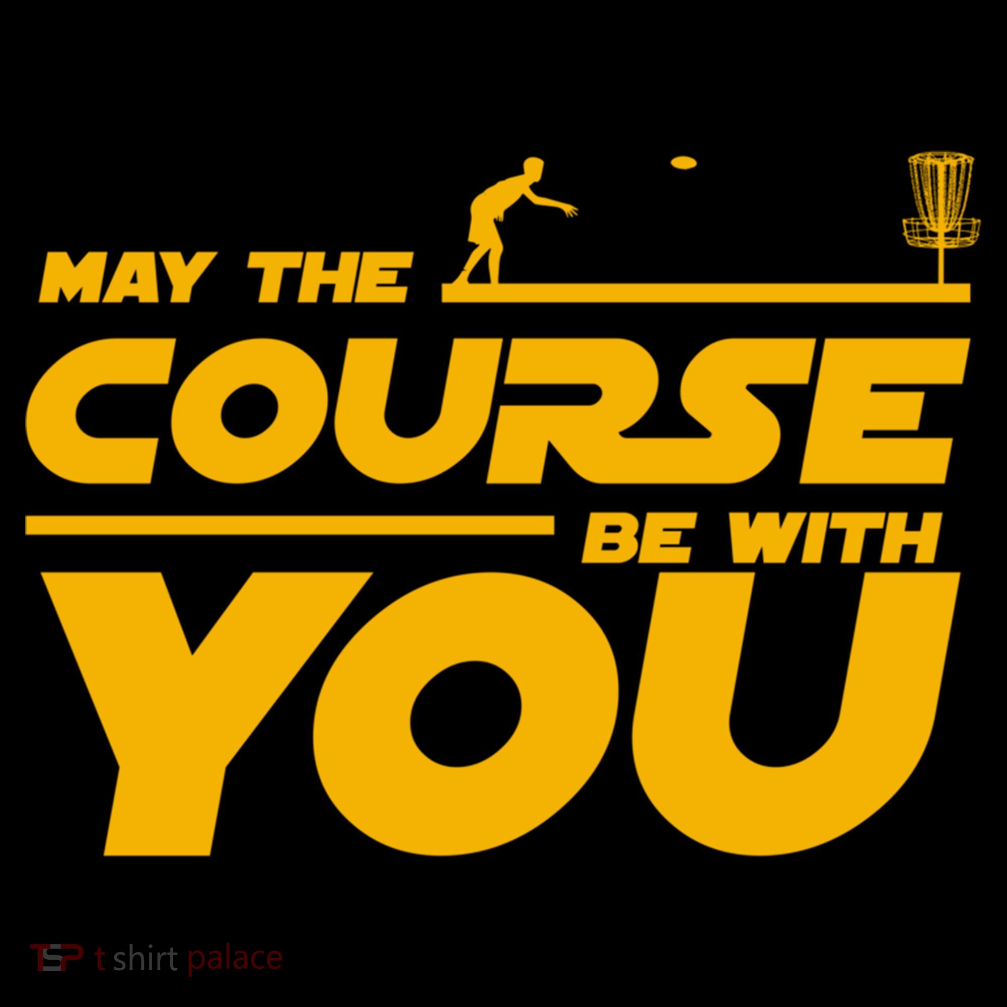 Disc Golf May The Course Be With You Frisbee Golf Gift Women's Hoodie
