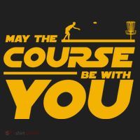Disc Golf May The Course Be With You Frisbee Golf Gift Golf Towel thumb 3