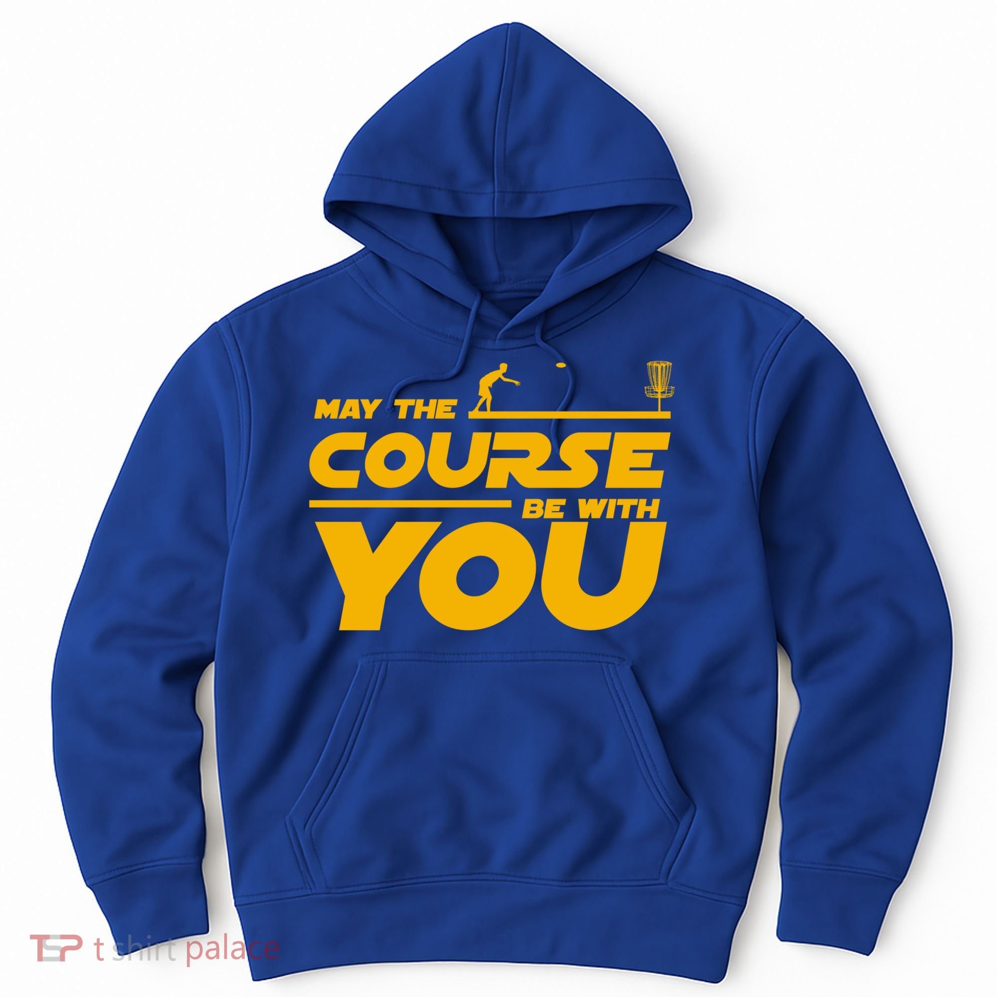 Disc Golf May The Course Be With You Frisbee Golf Gift Hoodie