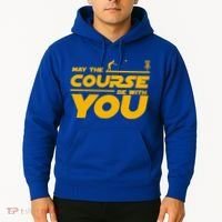 Disc Golf May The Course Be With You Frisbee Golf Gift Hoodie thumb 2