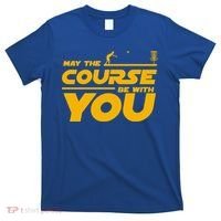 Disc Golf May The Course Be With You Frisbee Golf Gift T-Shirt thumb 0