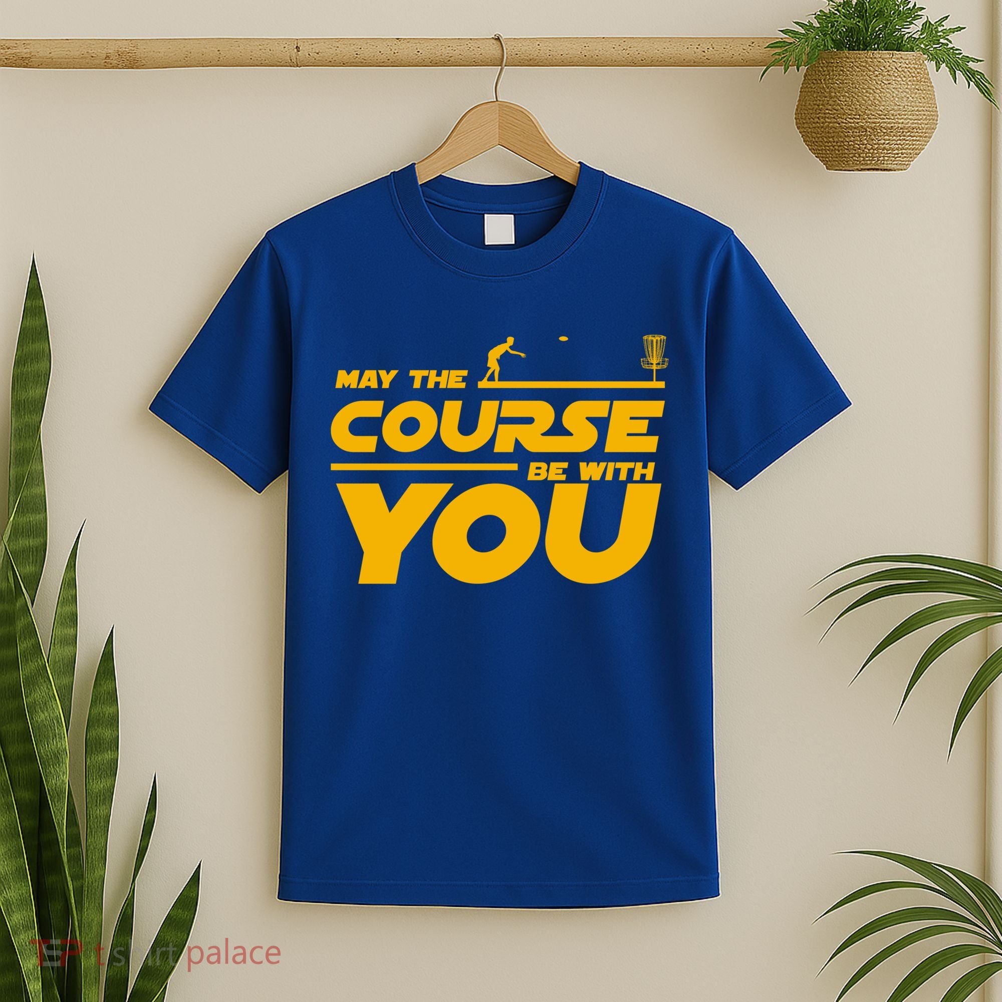 Disc Golf May The Course Be With You Frisbee Golf Gift T-Shirt
