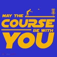 Disc Golf May The Course Be With You Frisbee Golf Gift T-Shirt thumb 7