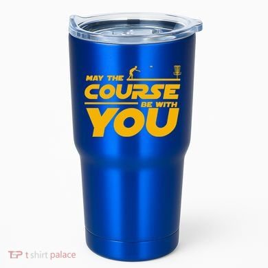 Disc Golf May The Course Be With You Frisbee Golf Gift Tumbler