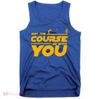 Disc Golf May The Course Be With You Frisbee Golf Gift Tank Top thumb 0