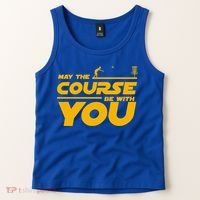 Disc Golf May The Course Be With You Frisbee Golf Gift Tank Top thumb 2