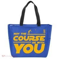 Disc Golf May The Course Be With You Frisbee Golf Gift Tote Bag thumb 0