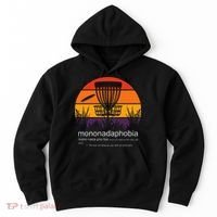 Disc Golf Mononadaphobia Funny Disk Golf Hoodie thumb 0