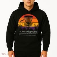 Disc Golf Mononadaphobia Funny Disk Golf Hoodie thumb 2
