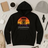 Disc Golf Mononadaphobia Funny Disk Golf Hoodie thumb 3