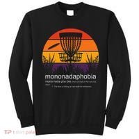 Disc Golf Mononadaphobia Funny Disk Golf Sweatshirt thumb 0