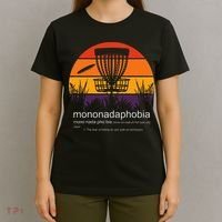 Disc Golf Mononadaphobia Funny Disk Golf T-Shirt thumb 4