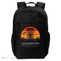Disc Golf Mononadaphobia Funny Disk Golf Backpack thumb 0