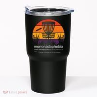 Disc Golf Mononadaphobia Funny Disk Golf Tumbler thumb 0