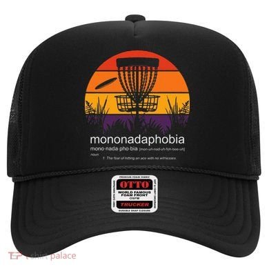 Disc Golf Mononadaphobia Funny Disk Golf Hat