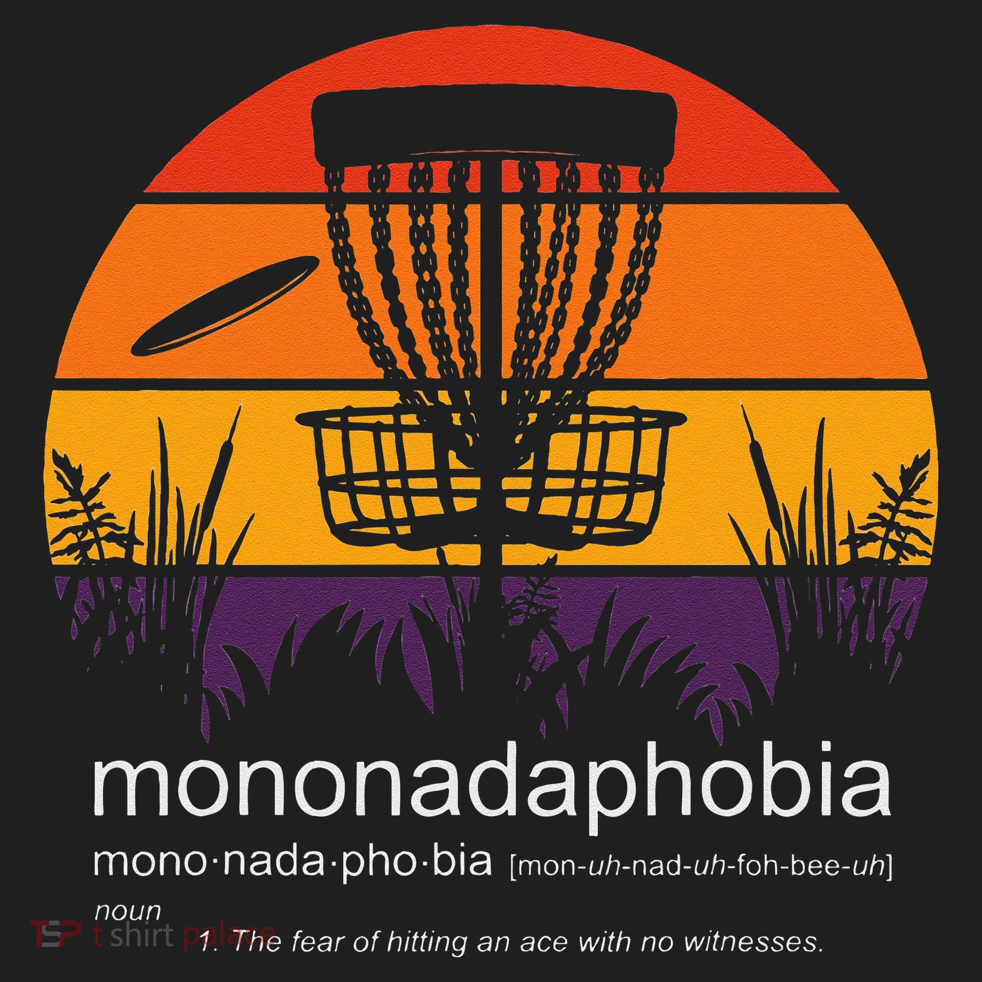 Disc Golf Mononadaphobia Funny Disk Golf Hat