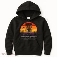 Disc Golf Mononadaphobia Funny Disk Golf Kids Hoodie thumb 0