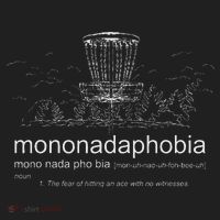 Disc Golf Mononadaphobia funny disk golf Hat thumb 2
