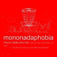 Disc Golf Mononadaphobia funny disk golf Santa Hat thumb 1
