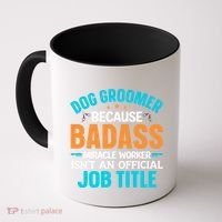 Dog Groomer Miracle Worker Isn't An Job Title Gift Coffee Mug thumb 0