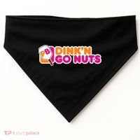 Dink'n Go Nuts Funny Pickleball Player Paddleball Lover USA-Made Doggie Bandana thumb 0