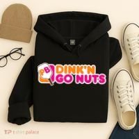 Dink'n Go Nuts Funny Pickleball Player Paddleball Lover Hoodie thumb 4