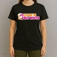 Dink'n Go Nuts Funny Pickleball Player Paddleball Lover T-Shirt thumb 4