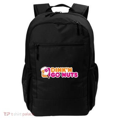Dink'n Go Nuts Funny Pickleball Player Paddleball Lover Backpack