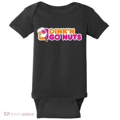Dink'n Go Nuts Funny Pickleball Player Paddleball Lover Baby Bodysuit
