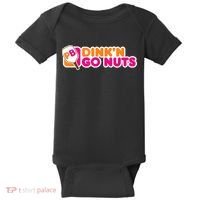 Dink'n Go Nuts Funny Pickleball Player Paddleball Lover Baby Bodysuit thumb 0