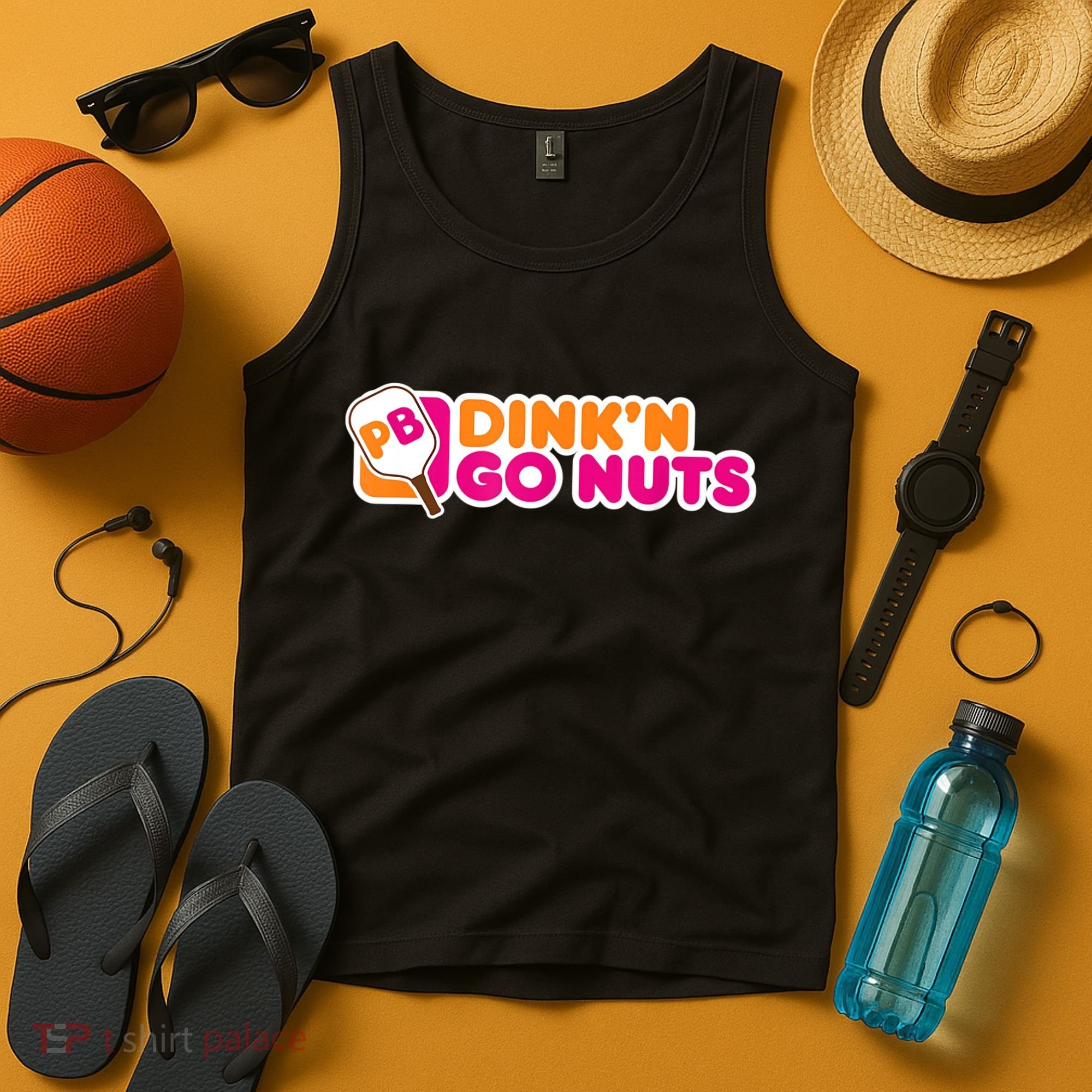 Dink'n Go Nuts Funny Pickleball Player Paddleball Lover Tank Top