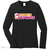 Dink'n Go Nuts Funny Pickleball Player Paddleball Lover Women's Long Sleeve Shirt thumb 0