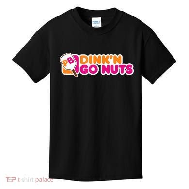 Dink'n Go Nuts Funny Pickleball Player Paddleball Lover Kids T-Shirt