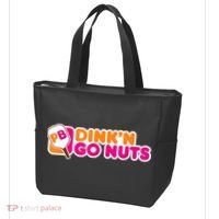 Dink'n Go Nuts Funny Pickleball Player Paddleball Lover Tote Bag thumb 3