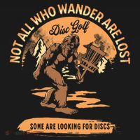 Disc Golf Not All Who Wander Are Lost Doggie Tank thumb 4