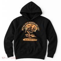 Disc Golf Not All Who Wander Are Lost Hoodie thumb 0
