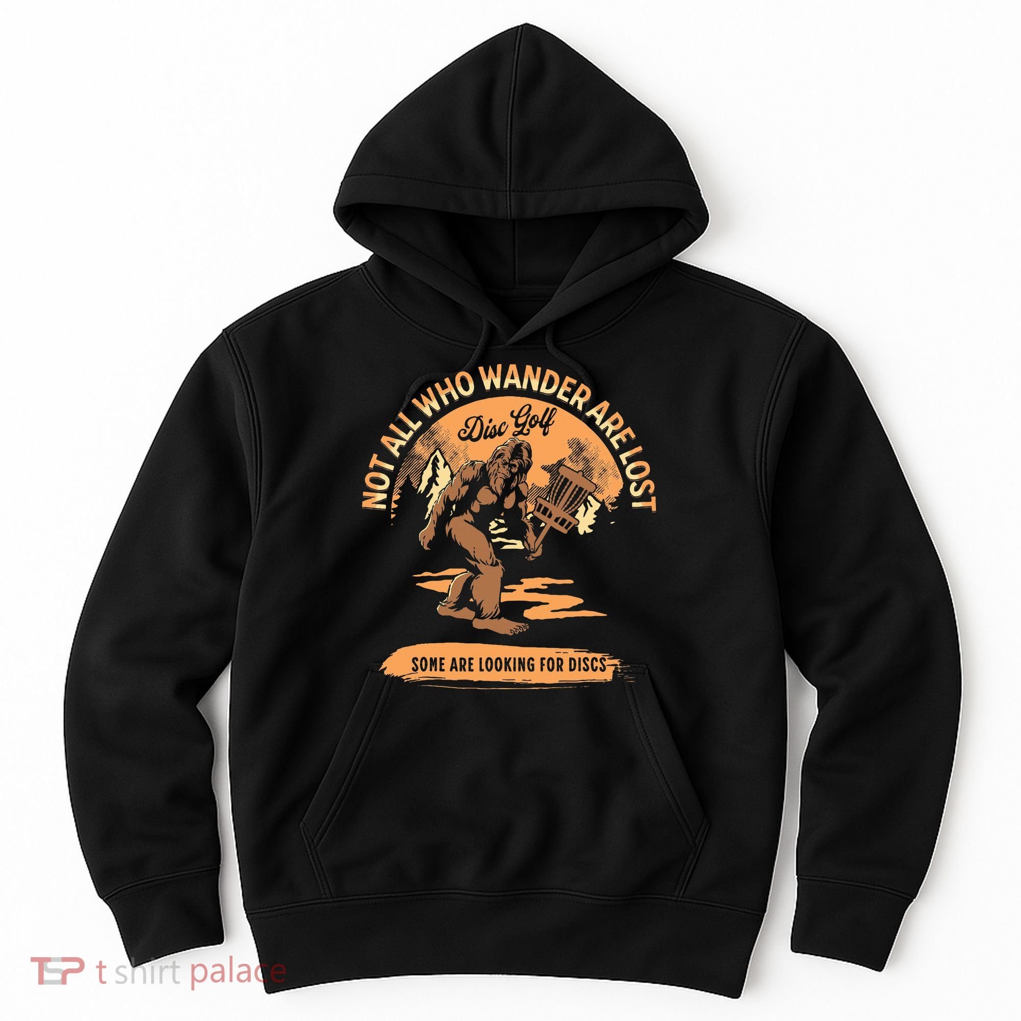 Disc Golf Not All Who Wander Are Lost Hoodie