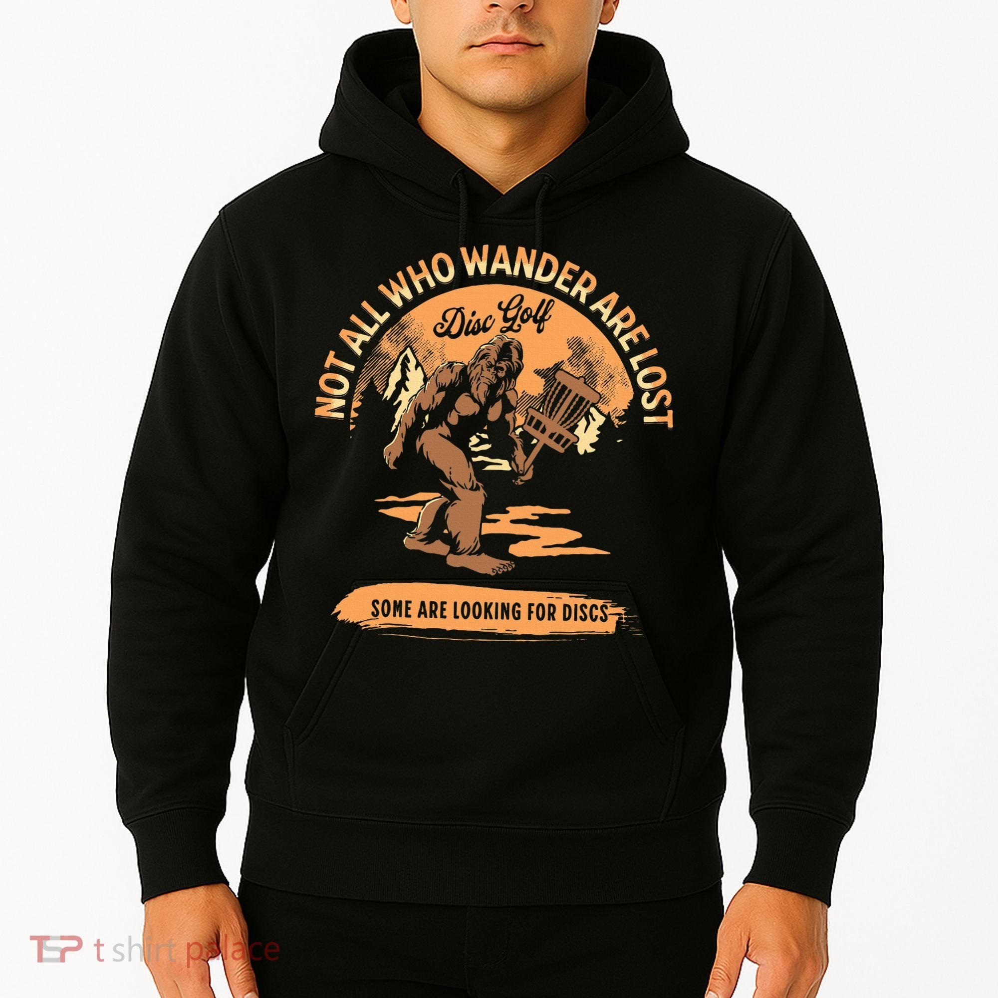 Disc Golf Not All Who Wander Are Lost Hoodie
