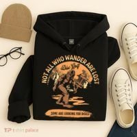 Disc Golf Not All Who Wander Are Lost Hoodie thumb 4