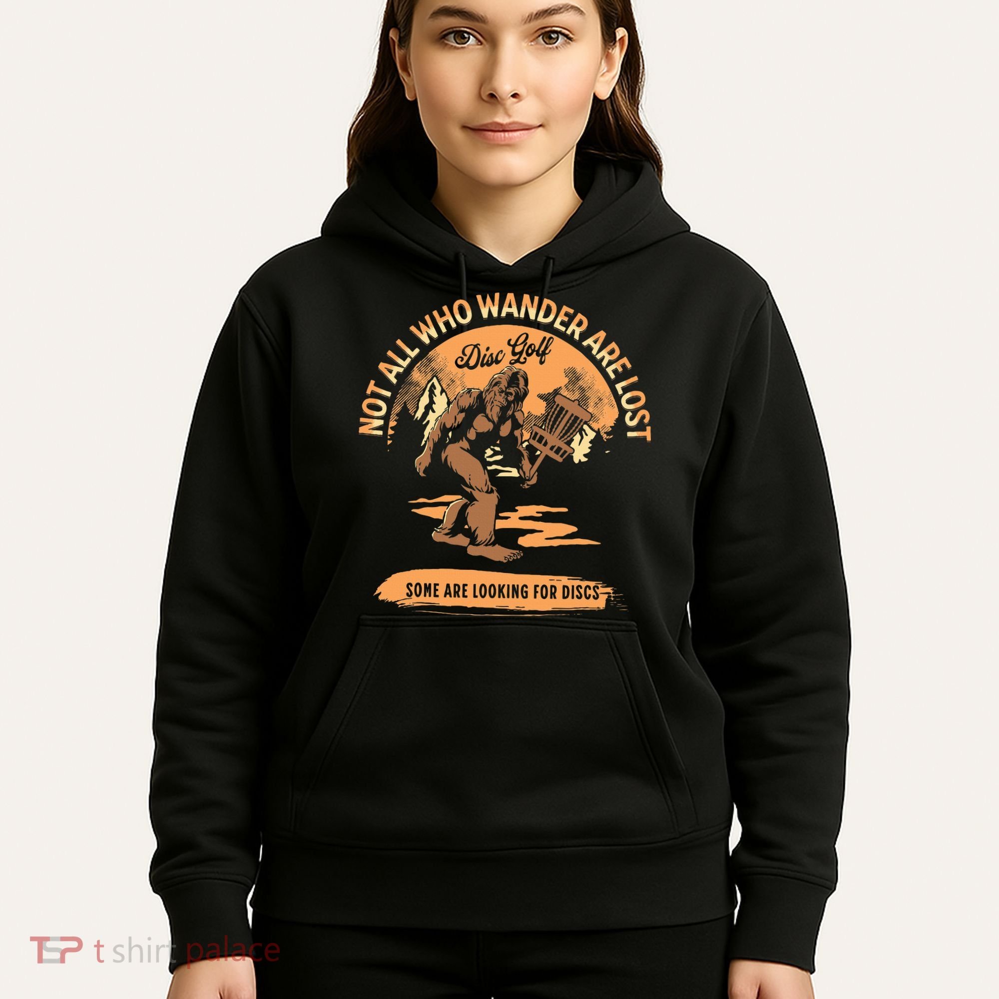 Disc Golf Not All Who Wander Are Lost Hoodie