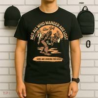 Disc Golf Not All Who Wander Are Lost T-Shirt thumb 6
