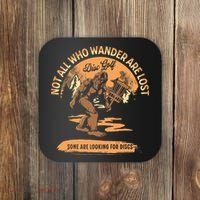 Disc Golf Not All Who Wander Are Lost Coaster thumb 0