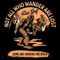 Disc Golf Not All Who Wander Are Lost Coaster thumb 2