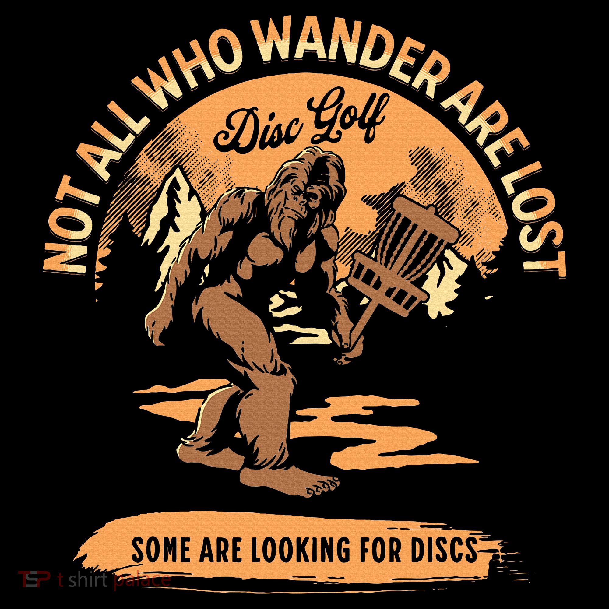Disc Golf Not All Who Wander Are Lost Mousepad