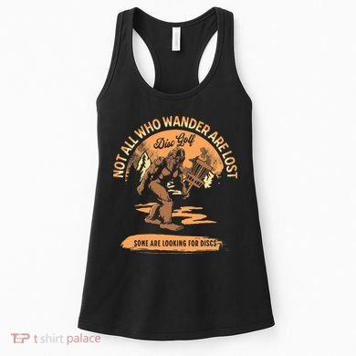 Disc Golf Not All Who Wander Are Lost Women's Tank Top