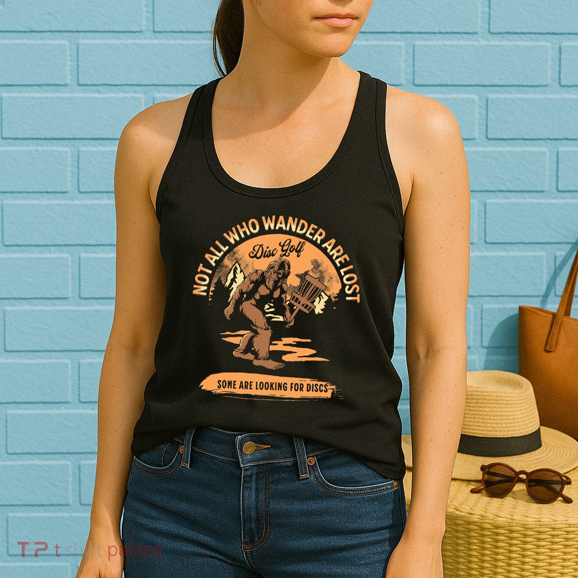 Disc Golf Not All Who Wander Are Lost Women's Tank Top
